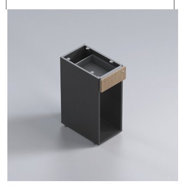 Gaveteiro Pedestal 1 Gaveta Suporte CPU sem Tampo